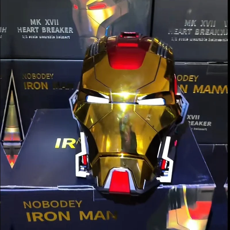 Iron Man MK17 Jarvis Voice Controlled Auto Open Close Electronic Helmet Mask Face Cover Collectible Toy Decor For Superhero Fans
Iron Man MK17 Jarvis Voice Controlled Auto Open Close Electronic Helmet Mask Face Cover Collectible Toy Decor For Superhero Fans