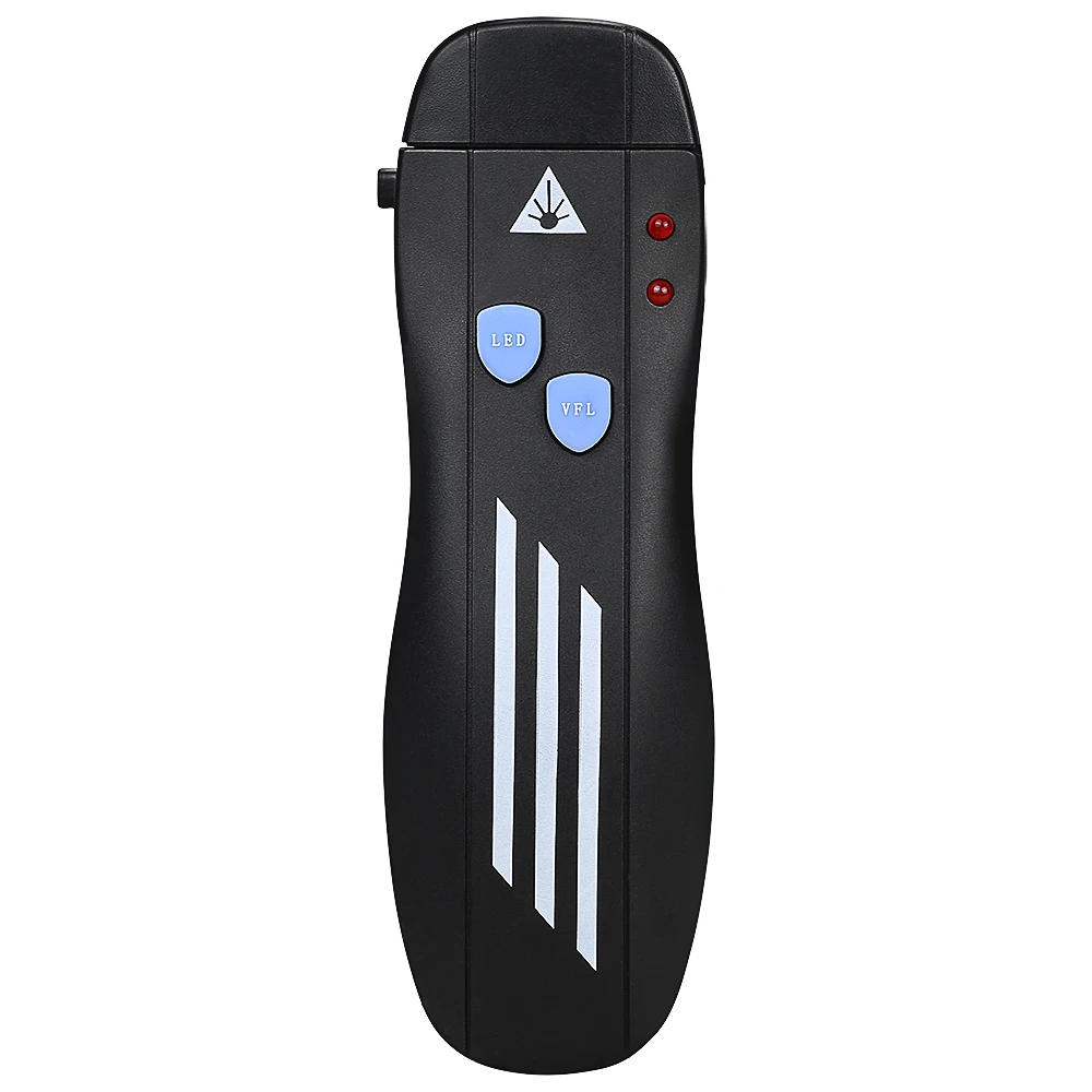 50mW Visual Fault Locator Fiber Optic Cable Tester 50km VFL Powerful light source and LED lights
50mW Visual Fault Locator Fiber Optic Cable Tester 50km VFL Powerful light source and LED lights