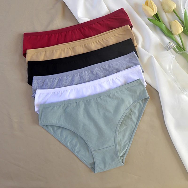 6pcs Womens Pure Cotton Briefs Girls Mid Waisted Sexy Underwear Females Plus Size Panties Shorts Underpant Lady Intimate Pantys
6pcs Womens Pure Cotton Briefs Girls Mid Waisted Sexy Underwear Females Plus Size Panties Shorts Underpant Lady Intimate Pantys