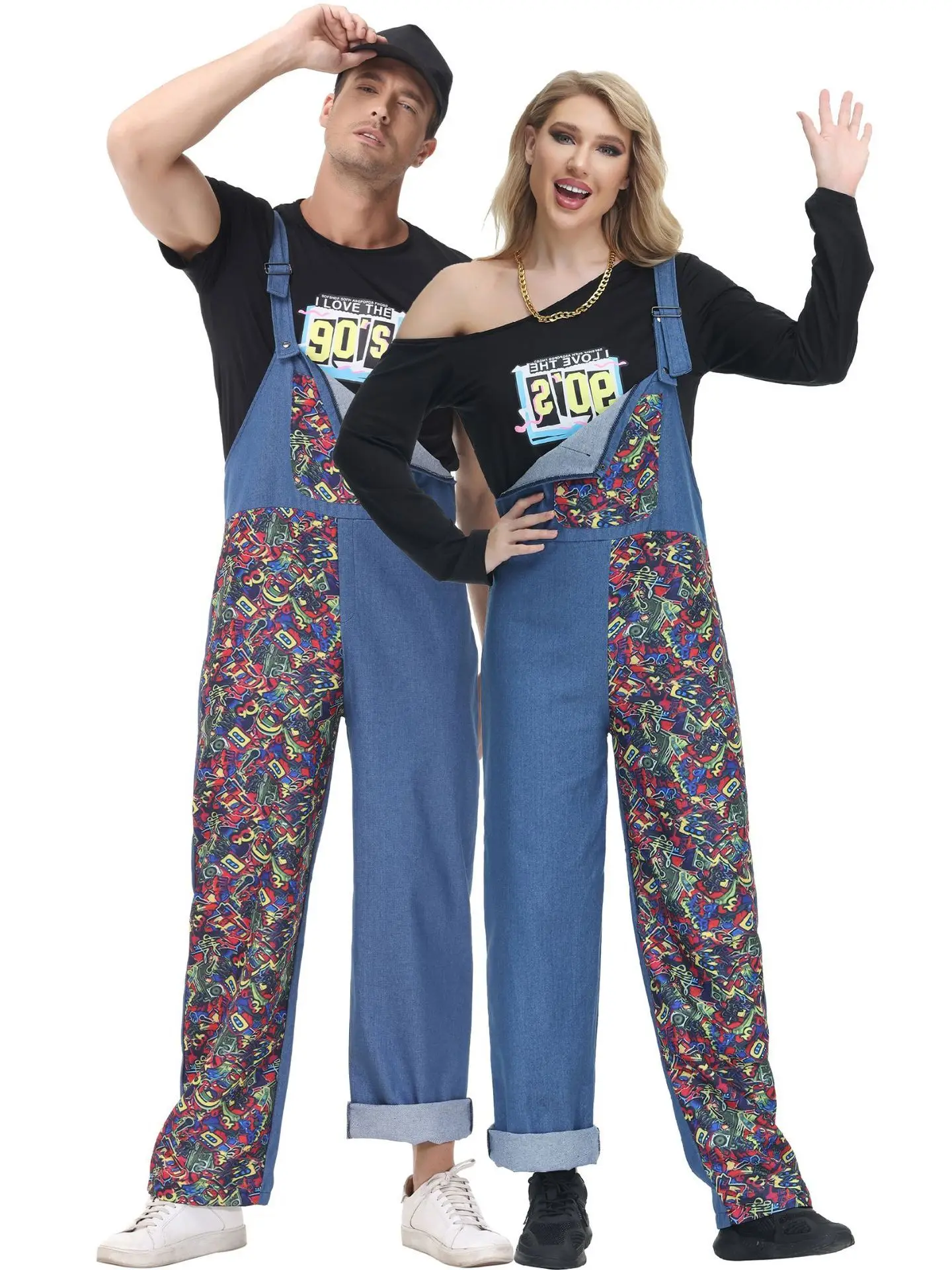 70s Retro Hip Hop Dance Couple Outfits Disco Stage Performance Costumes Halloween Clothes Ethnic Stage Wear Women's Fashion
70s Retro Hip Hop Dance Couple Outfits Disco Stage Performance Costumes Halloween Clothes Ethnic Stage Wear Women's Fashion