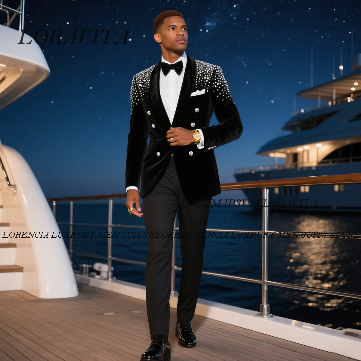 Customized Handsomen Men Suits Luxury Rhinestones Groom Tuxedos Party Prom Blazer Slim Fit Diamond Formal 2025 Costume Homme
Customized Handsomen Men Suits Luxury Rhinestones Groom Tuxedos Party Prom Blazer Slim Fit Diamond Formal 2025 Costume Homme