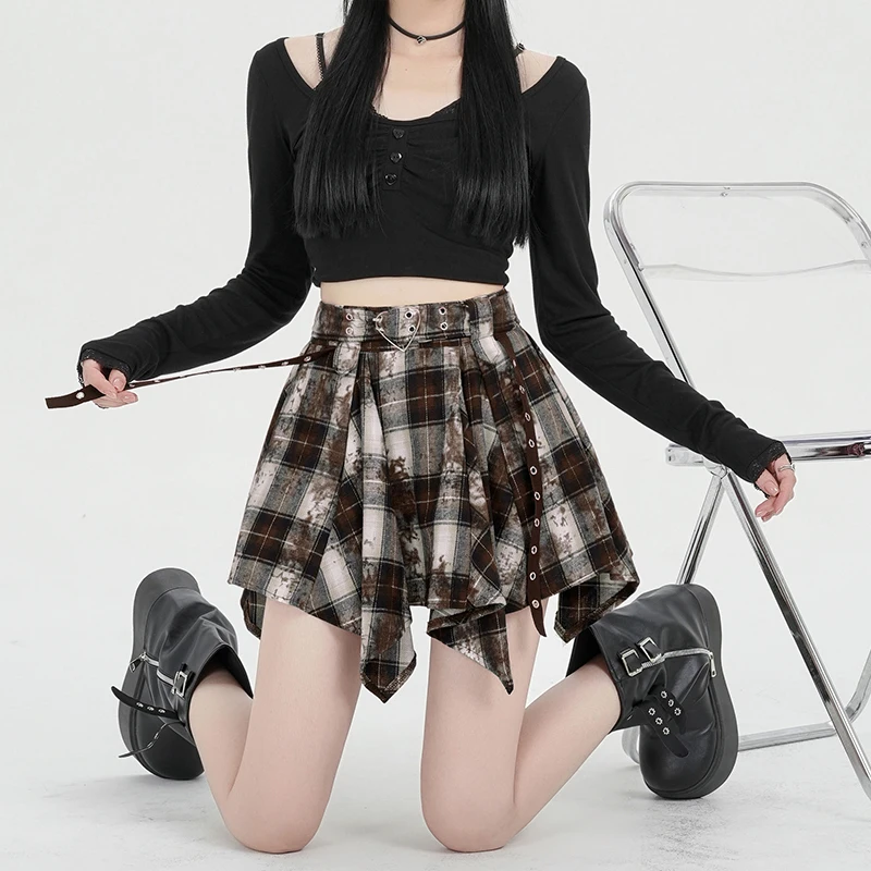 Женская красная клетчатая юбка трапециевидной формы, винтажная эстетичная мини-юбка 90-х годов Y2k, Harajuku, корейские асимметричные юбки, одежда 2000-х годов
Женская красная клетчатая юбка трапециевидной формы, винтажная эстетичная мини-юбка 90-х годов Y2k, Harajuku, корейские асимметричные юбки, одежда 2000-х годов