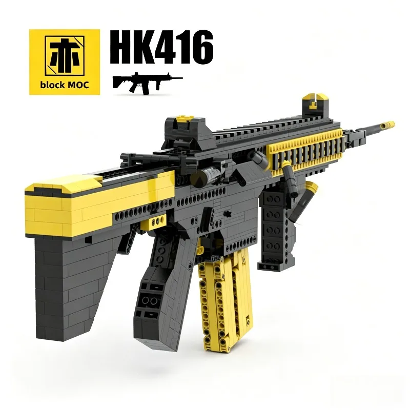 1063PCS M416 Assault Rifle Building Blocks Emissibility With Bullet Assemble Gun Bricks Weapon Toy Gift For Adult Boy
1063PCS M416 Assault Rifle Building Blocks Emissibility With Bullet Assemble Gun Bricks Weapon Toy Gift For Adult Boy
