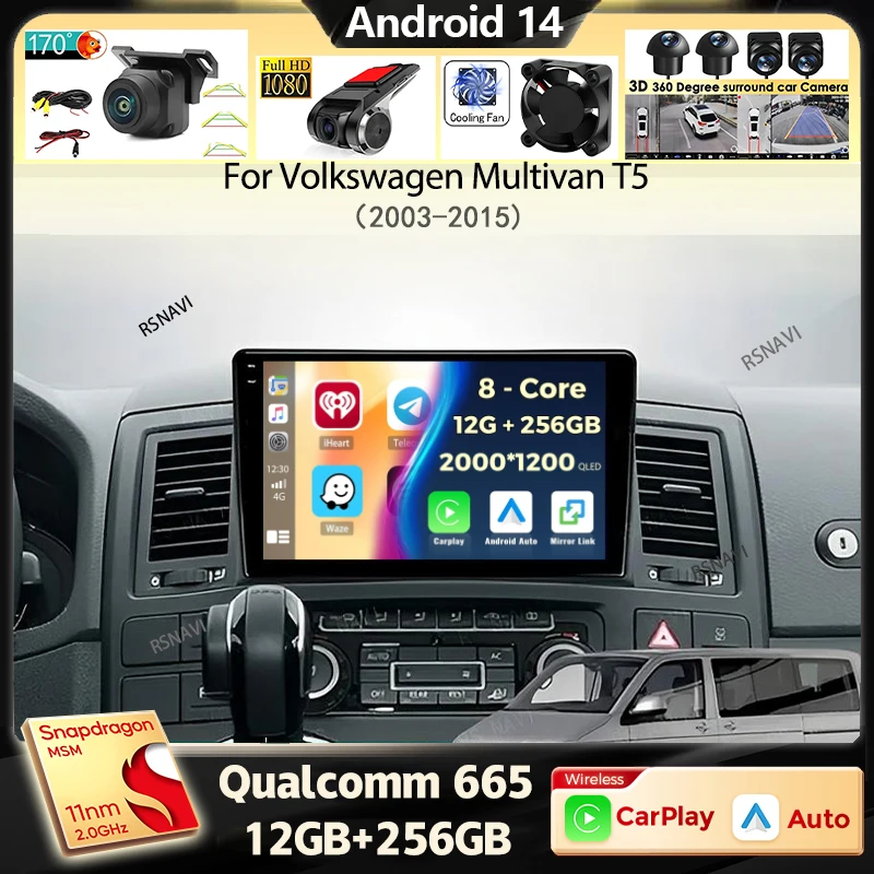 Android 14 Carplay Авто Радио для Volkswagen Multivan T5 2003-2015 Мультимедийный видеоплеер GPS-навигация Стерео головное устройство
Android 14 Carplay Авто Радио для Volkswagen Multivan T5 2003-2015 Мультимедийный видеоплеер GPS-навигация Стерео головное устройство
