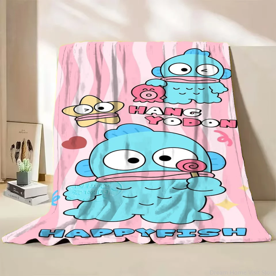 Sanrio Hangyodon Fishman Baby Adult Soft Fluffy Flannel Blanket for Home Bedroom Bed Travel Office Sofa Blanket Soft Winter Gift
Sanrio Hangyodon Fishman Baby Adult Soft Fluffy Flannel Blanket for Home Bedroom Bed Travel Office Sofa Blanket Soft Winter Gift