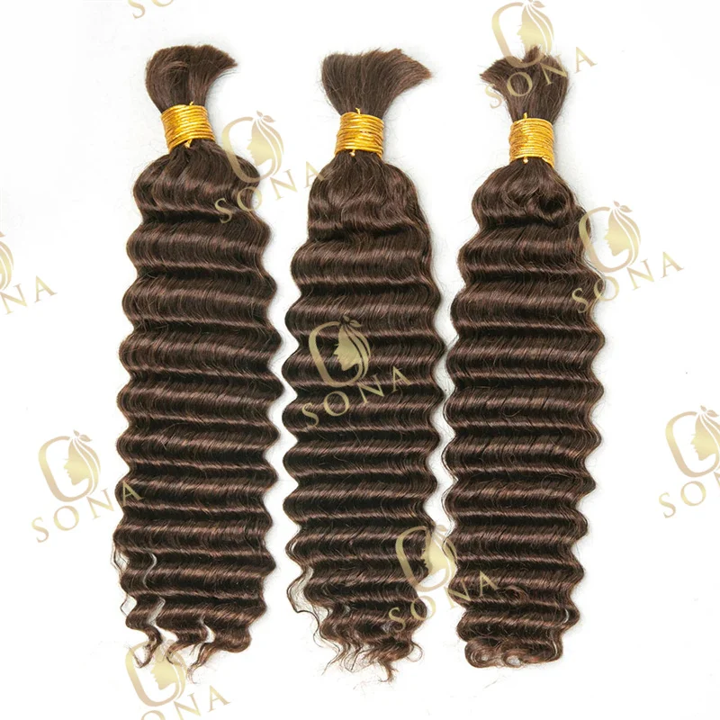 Brown Human Hair Bulk for Braiding Chocolate Brown Deep Wave 14-24inch Boho Braids Hair Bulk Extension Bobbi Hair 1/2/3Pcs
Brown Human Hair Bulk for Braiding Chocolate Brown Deep Wave 14-24inch Boho Braids Hair Bulk Extension Bobbi Hair 1/2/3Pcs