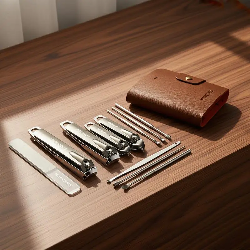 10pcs Portable Carbon Steel Professional Nail Care Kit Includes Nail Clippers And Manicure Tools Portable Storage Box Gits
10pcs Portable Carbon Steel Professional Nail Care Kit Includes Nail Clippers And Manicure Tools Portable Storage Box Gits