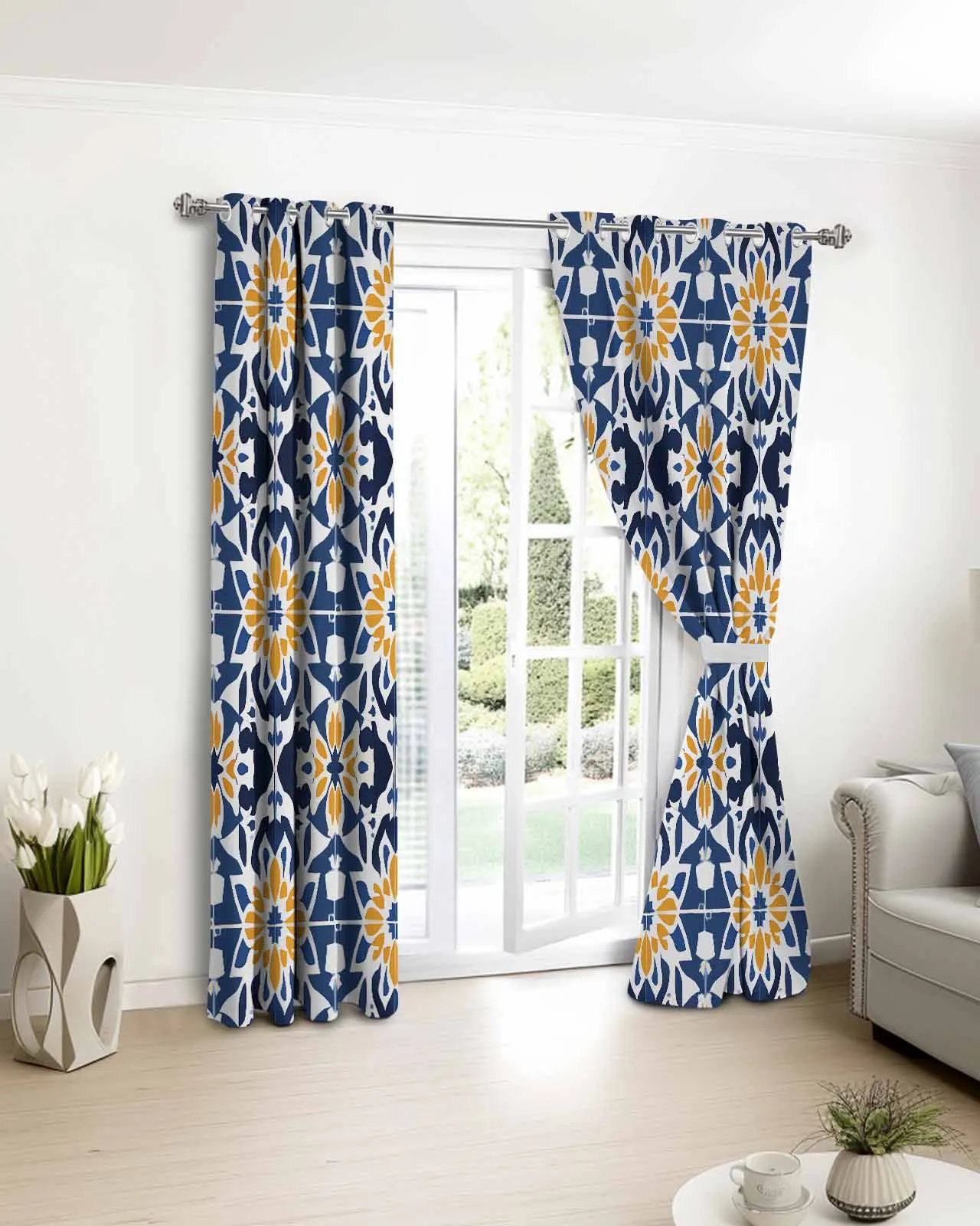 Retro Morocco Gorgeous Decoration Pattern Window Curtain Bedroom Decor Curtain Panel Curtains for Living Room
Retro Morocco Gorgeous Decoration Pattern Window Curtain Bedroom Decor Curtain Panel Curtains for Living Room