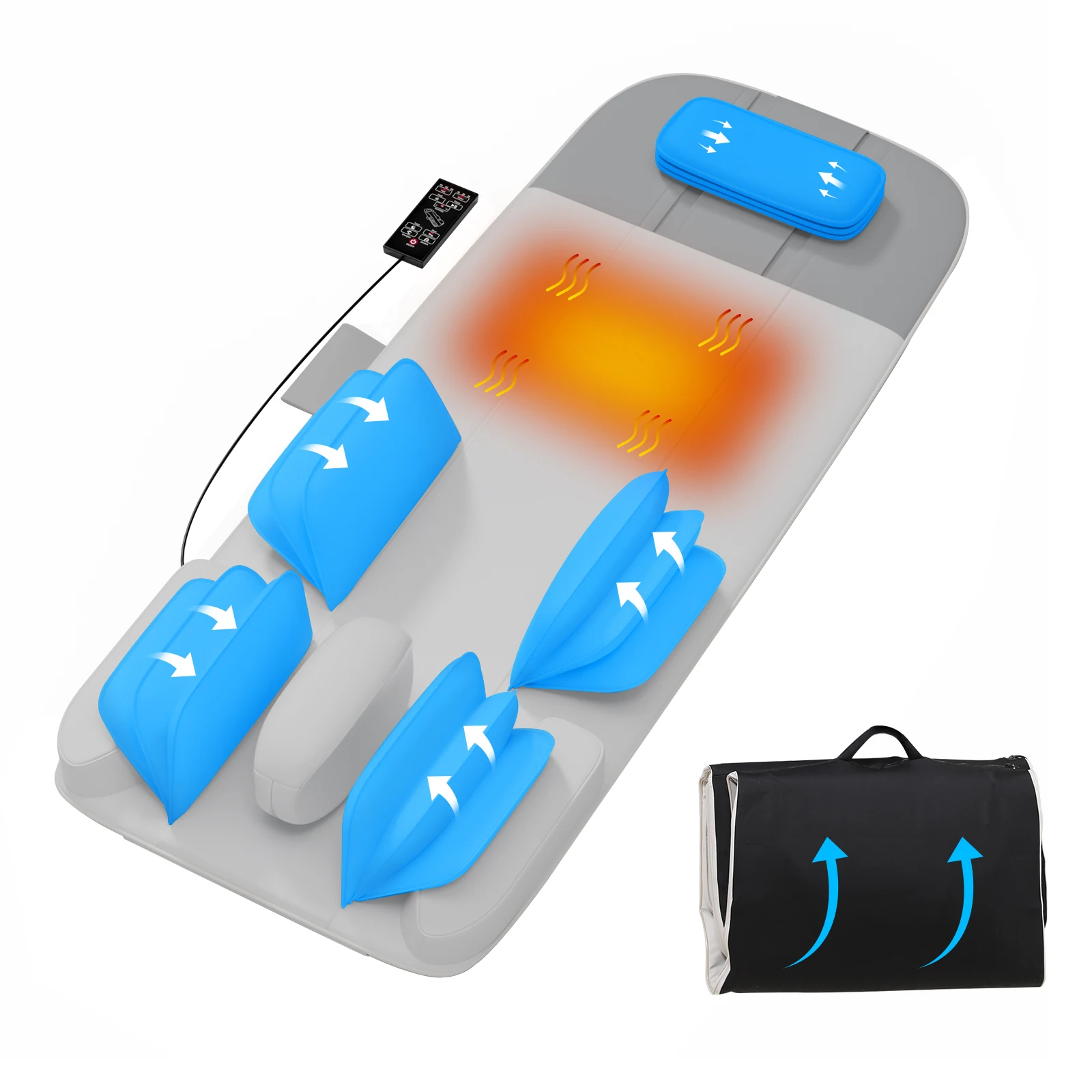 Full Body Massage Mat,3D Back Heating Massager Pad,Curve Stretch,Relaxation & Fatigue Relief, Portable & Foldable Relief, Gifts
Full Body Massage Mat,3D Back Heating Massager Pad,Curve Stretch,Relaxation & Fatigue Relief, Portable & Foldable Relief, Gifts