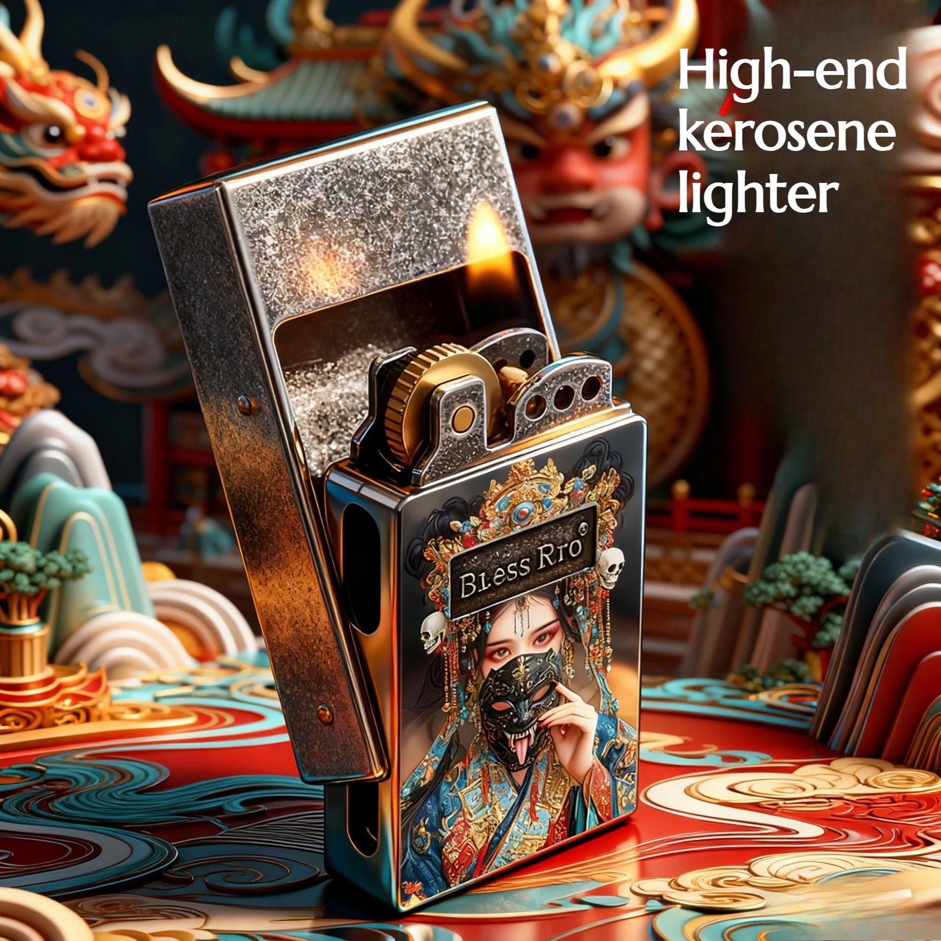 Clear and Classic Antique-style Open-flame Lighter Durable High-quality Ideal Gift for Your Boyfriend Cigarette Accessories
Clear and Classic Antique-style Open-flame Lighter Durable High-quality Ideal Gift for Your Boyfriend Cigarette Accessories