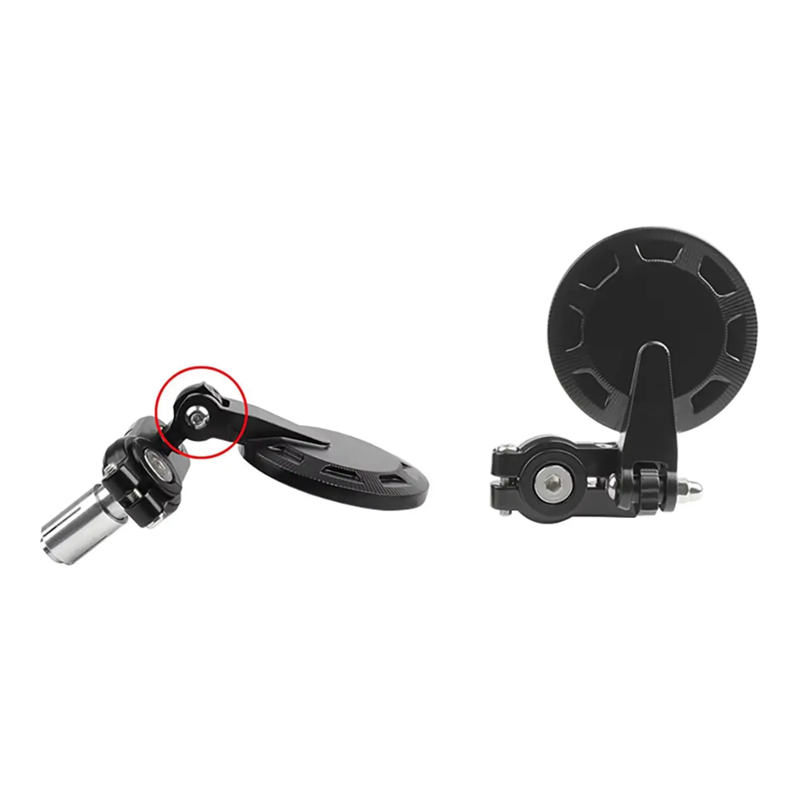 1 Pair Motorcycle Handlebar End Folding Round Rearview Mirrors Alloy CNC Accessories Replacement for 7 8 Inch Motorbike
1 Pair Motorcycle Handlebar End Folding Round Rearview Mirrors Alloy CNC Accessories Replacement for 7 8 Inch Motorbike