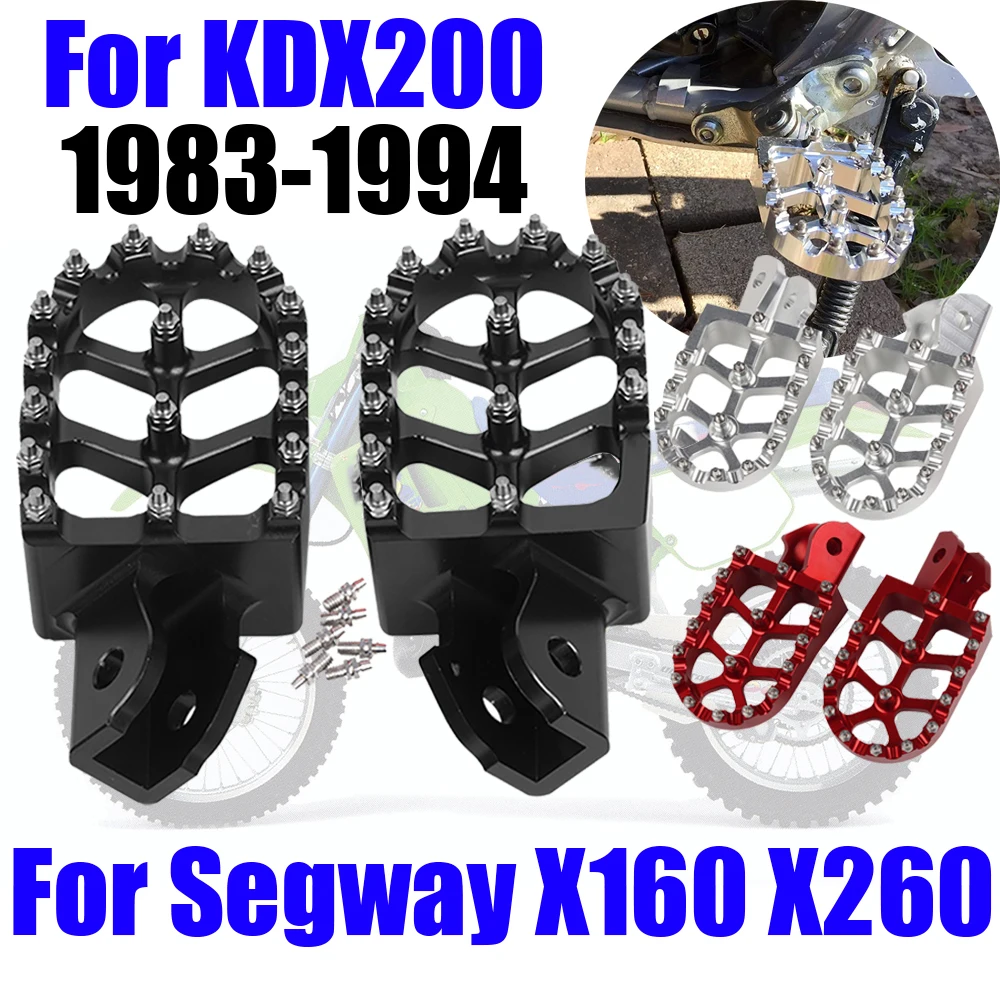 Motorcycle Accessories Footpegs Footrest Foot Pegs Rest Pedal For Segway Dirt eBike X160 X260 X 160 260 Kawasaki KDX200 KDX 200
Motorcycle Accessories Footpegs Footrest Foot Pegs Rest Pedal For Segway Dirt eBike X160 X260 X 160 260 Kawasaki KDX200 KDX 200