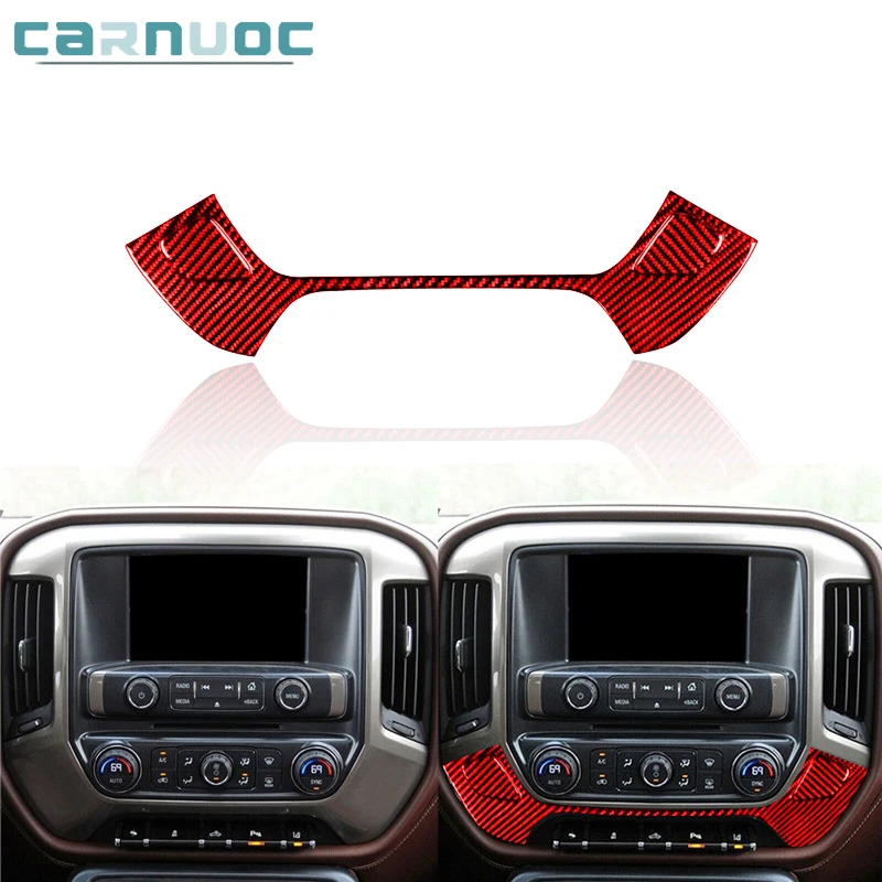 Carbon Fiber Car Interior Accessories Climate Control Stickers Trim Strip For Chevrolet Silverado 1500/GMC Sierra 1500 2014-2018
Carbon Fiber Car Interior Accessories Climate Control Stickers Trim Strip For Chevrolet Silverado 1500/GMC Sierra 1500 2014-2018