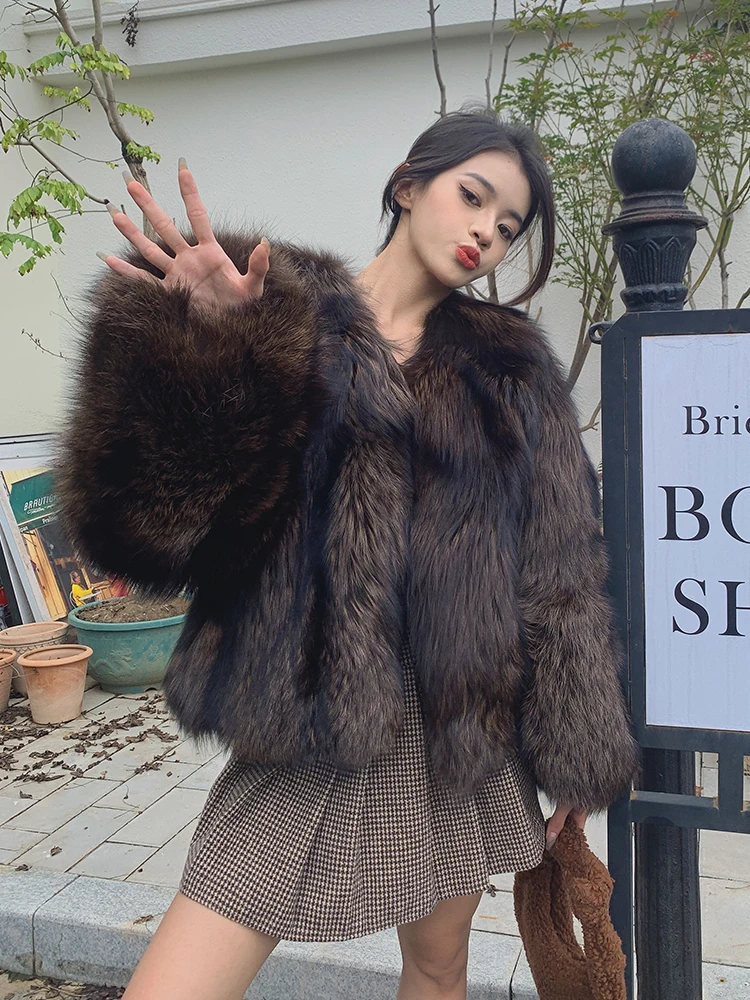 2024 New Real Natural Silver Fox Fur Coat High Quality Genuine Women Winter Luxury Female Jacket Long Sleeves Outerewar
2024 New Real Natural Silver Fox Fur Coat High Quality Genuine Women Winter Luxury Female Jacket Long Sleeves Outerewar