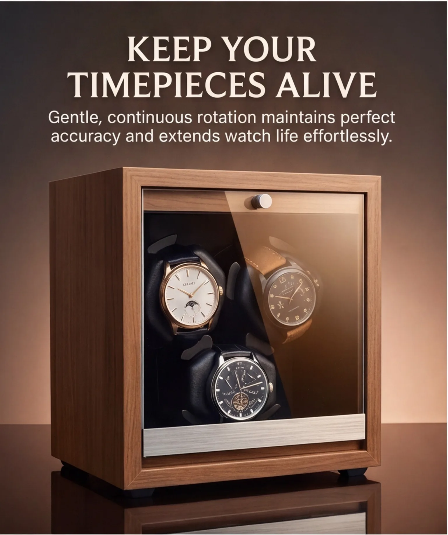 3/6 Slots Black Walnut & Carbon Fiber Watch Winder, Ultra-Quiet Anti-Magnetic Automatic Watch Winder Box with LED Light
3/6 Slots Black Walnut & Carbon Fiber Watch Winder, Ultra-Quiet Anti-Magnetic Automatic Watch Winder Box with LED Light