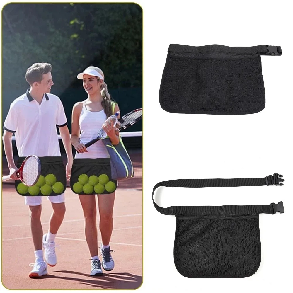 High Elasticity Tennis Ball Holder Bag Adjustable Band Zippered Pocket Mesh Ball Fanny Pack Breathable Mesh Material
High Elasticity Tennis Ball Holder Bag Adjustable Band Zippered Pocket Mesh Ball Fanny Pack Breathable Mesh Material