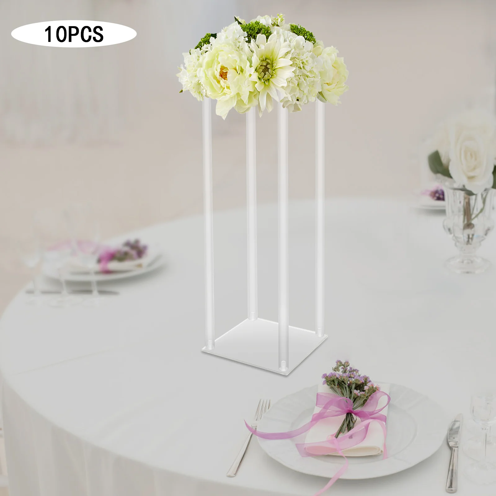 10pcs Clear Acrylic Wedding Flower Stand Display Rack Clear Acrylic Vase 20x20x60cm Rectangular Flower Display Stand
10pcs Clear Acrylic Wedding Flower Stand Display Rack Clear Acrylic Vase 20x20x60cm Rectangular Flower Display Stand