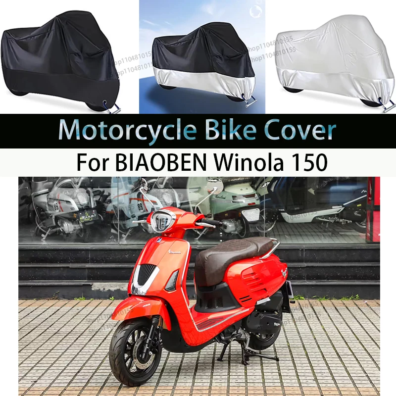 For BIAOBEN Winola 150 Motorcycle Cover Moto Rain Cover Waterproof Dustproof UV Cover Coat Outdoor Motorbike Scooter Cover
For BIAOBEN Winola 150 Motorcycle Cover Moto Rain Cover Waterproof Dustproof UV Cover Coat Outdoor Motorbike Scooter Cover