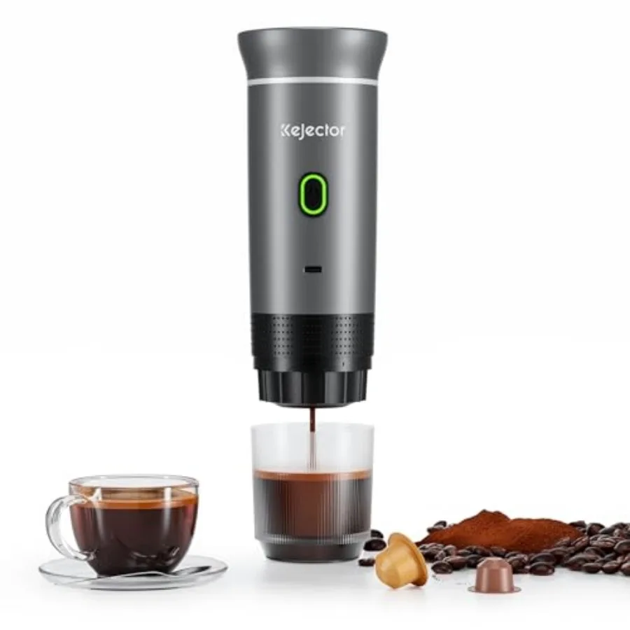 Portable Coffee Maker Espresso Machine for Travel Nano Car Coffee Maker Compatible with Ground Coffee and NS Capsule for RV Hik
Portable Coffee Maker Espresso Machine for Travel Nano Car Coffee Maker Compatible with Ground Coffee and NS Capsule for RV Hik
