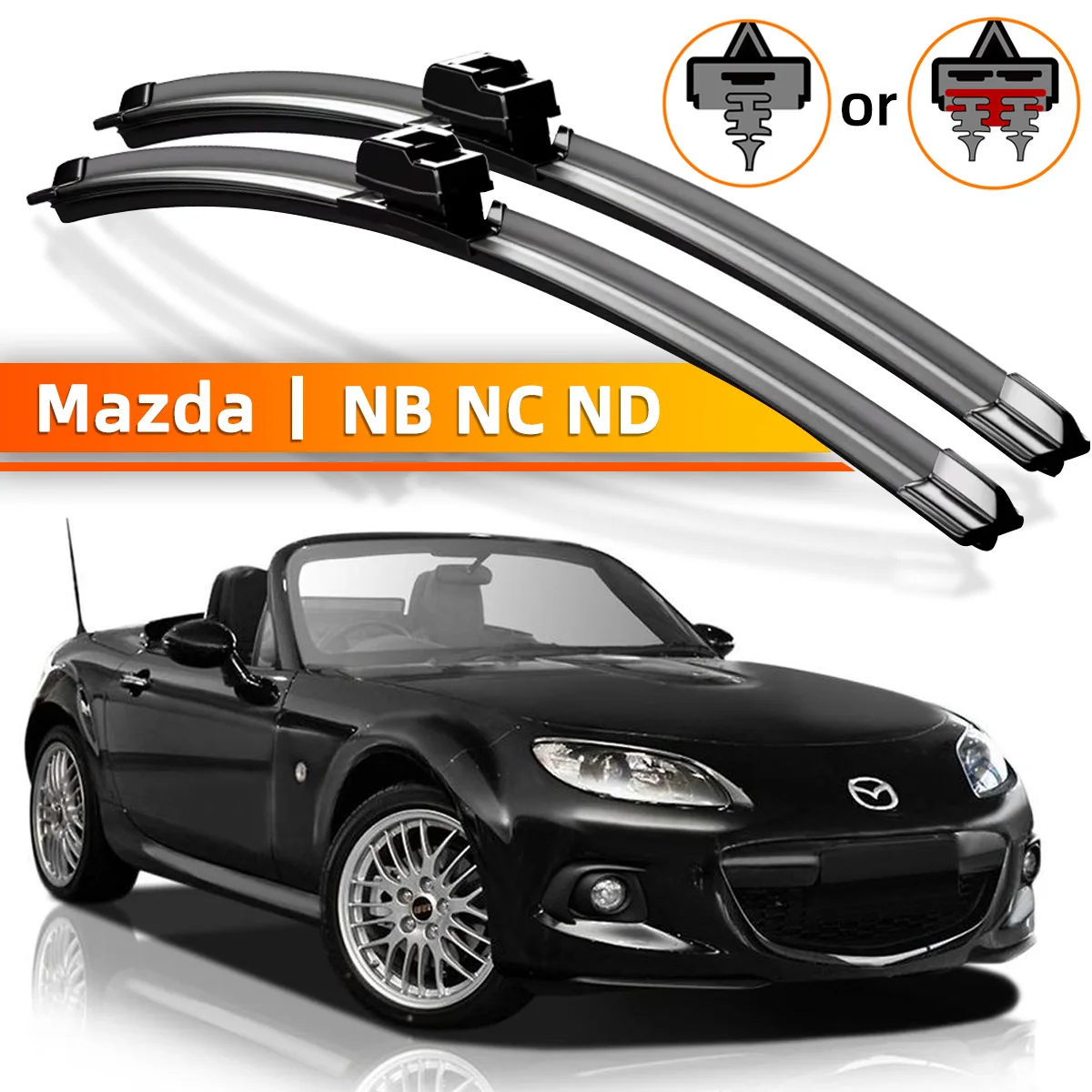 2 шт. щетки стеклоочистителя подходят для Mazda Mx-5 Mx5 Nb Nc Nd 1998-2023, аксессуары для окон лобового стекла 2000 2005 2014 2020
2 шт. щетки стеклоочистителя подходят для Mazda Mx-5 Mx5 Nb Nc Nd 1998-2023, аксессуары для окон лобового стекла 2000 2005 2014 2020