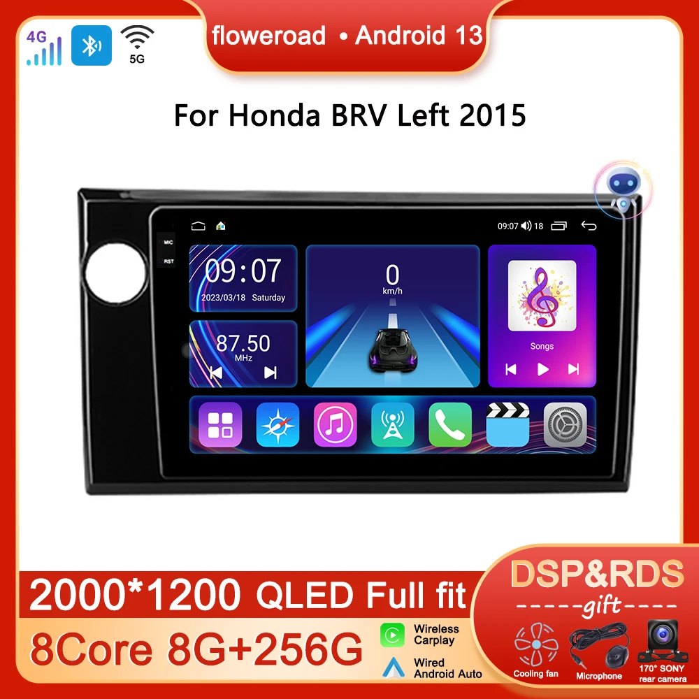 Автомобильный мультимедийный плеер, стерео-система на Android, с GPS, для Honda BRV LHD 2015 +
Автомобильный мультимедийный плеер, стерео-система на Android, с GPS, для Honda BRV LHD 2015 +