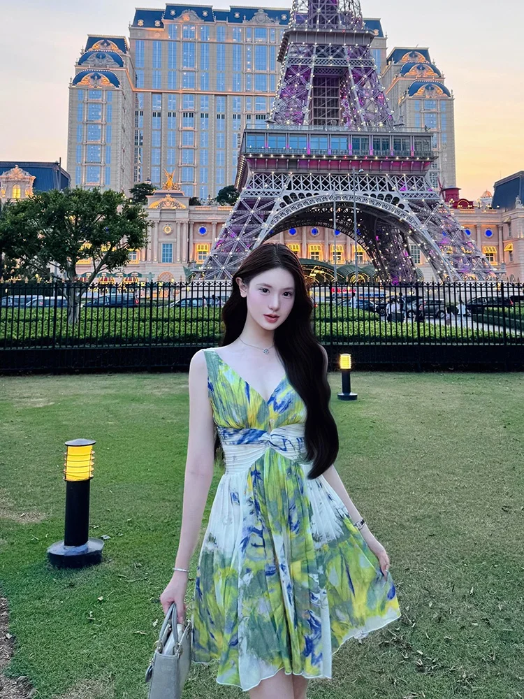 Yumeizi STAZF7 plus Size Vintage V-Neck Print Midi Skirt Summer Vacation Style Women's Dress Elegant A-Line Gown
Yumeizi STAZF7 plus Size Vintage V-Neck Print Midi Skirt Summer Vacation Style Women's Dress Elegant A-Line Gown