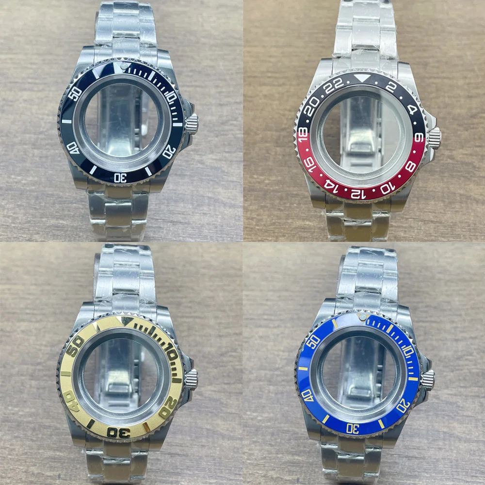 NH35 GMT 40.5mm Men's Silver Full-glass case, 28.5mm Dial, Compatible with NH34, NH38, NH36, Miyota 8215, 8205 Movements
NH35 GMT 40.5mm Men's Silver Full-glass case, 28.5mm Dial, Compatible with NH34, NH38, NH36, Miyota 8215, 8205 Movements