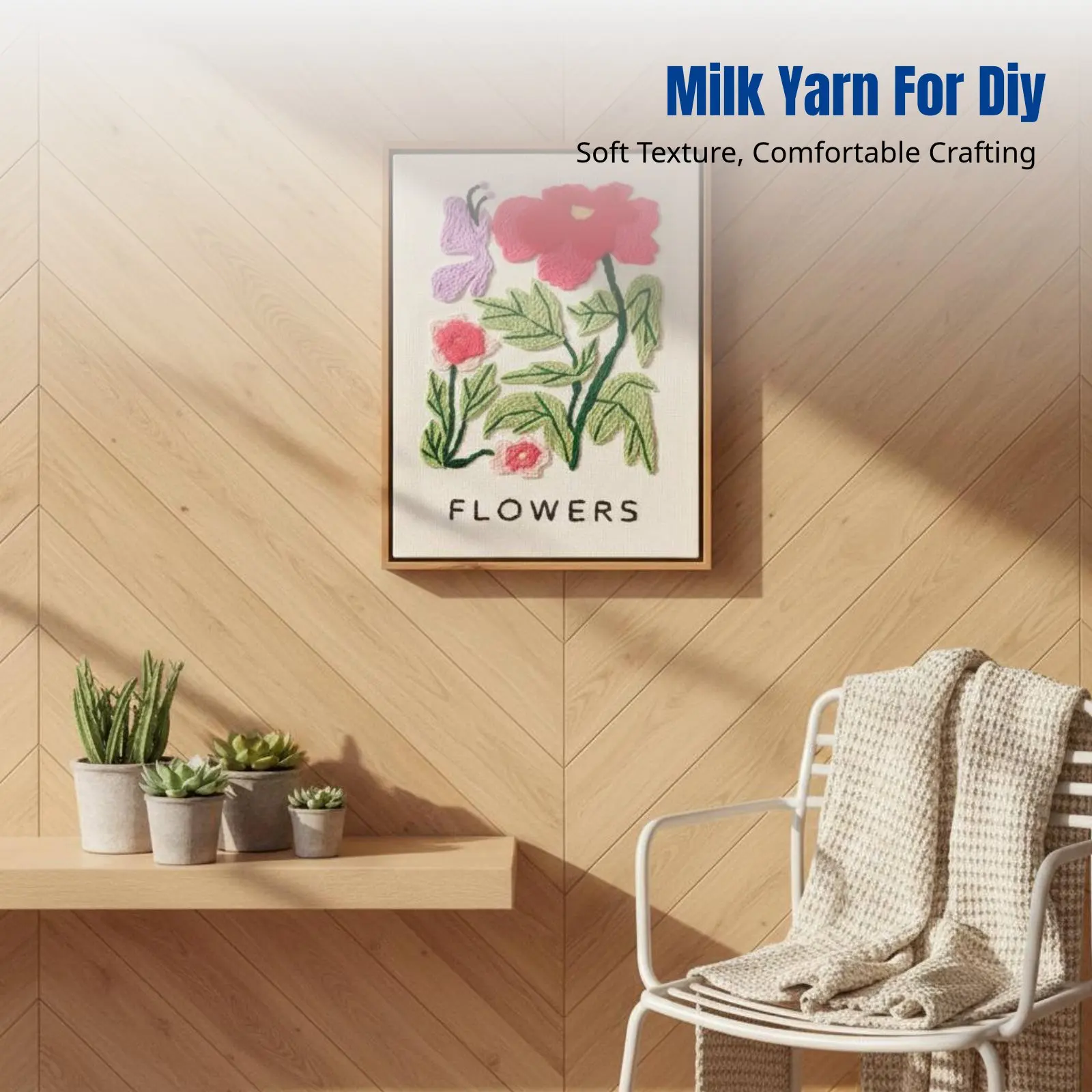 Russian Needlework Embroidery Kit, DIY 3D Flower Yarn Art, Milk Home Decoration, Multiple Designs
Russian Needlework Embroidery Kit, DIY 3D Flower Yarn Art, Milk Home Decoration, Multiple Designs