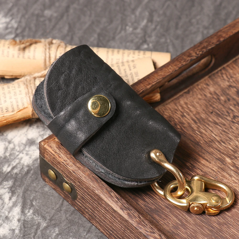 LEATHFOCUS Genuine leather keychain for men, Car key cover holder, Cowhide key ring with belt clip, Anti-Lost key wallet
LEATHFOCUS Genuine leather keychain for men, Car key cover holder, Cowhide key ring with belt clip, Anti-Lost key wallet