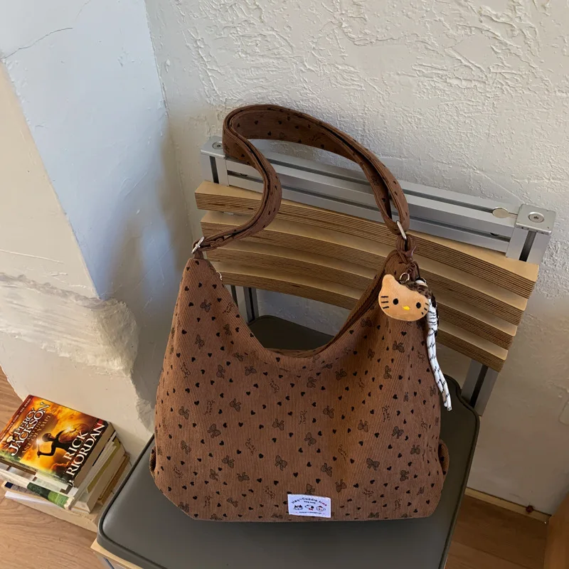 Women's Corduroy Bag2025Autumn and Winter New Korean Style Lazy Style Large Capacity Student Class Commuting Shoulder Crossbody
Women's Corduroy Bag2025Autumn and Winter New Korean Style Lazy Style Large Capacity Student Class Commuting Shoulder Crossbody