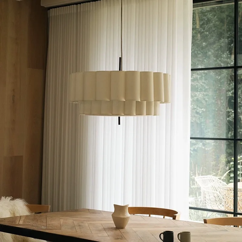 Modern Retro Wabi Sabi Fabric E27 Chandeliers Living Dining Bedroom B&B Decoration Home Pendant Lights Indoor Lighting Fixtures
Modern Retro Wabi Sabi Fabric E27 Chandeliers Living Dining Bedroom B&B Decoration Home Pendant Lights Indoor Lighting Fixtures