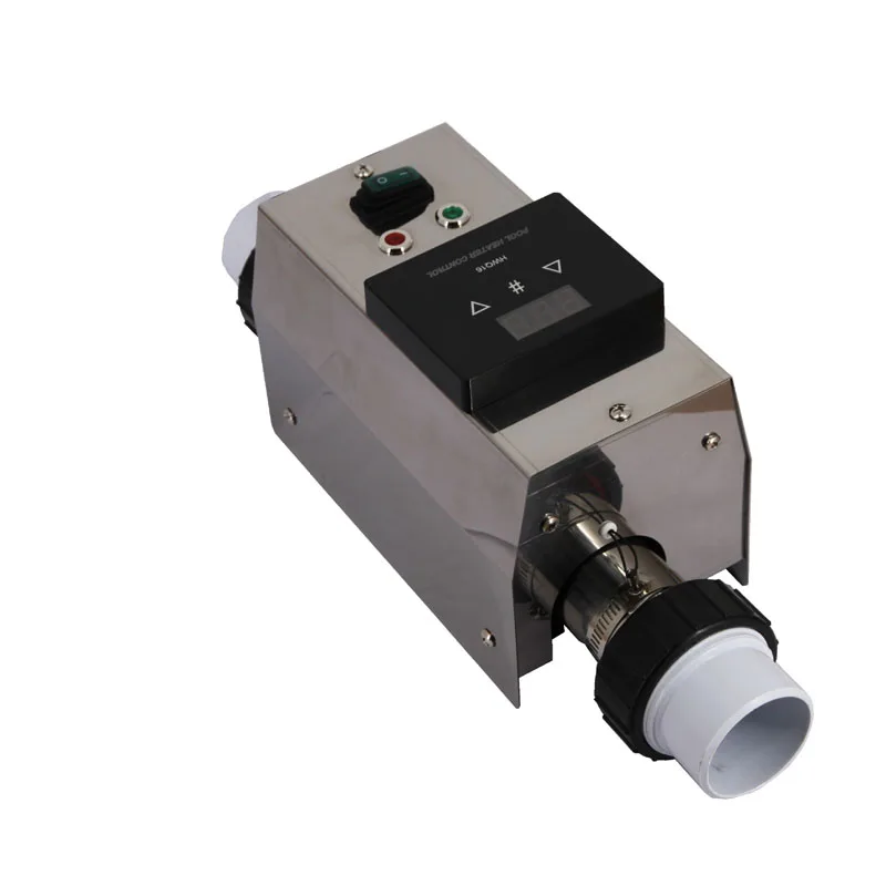NEW 3KW 220V Pool Heater Electric Swimming Pool and SPA Bath Heating Tub Water Heater Thermostat Swimming Pool Accessories
NEW 3KW 220V Pool Heater Electric Swimming Pool and SPA Bath Heating Tub Water Heater Thermostat Swimming Pool Accessories