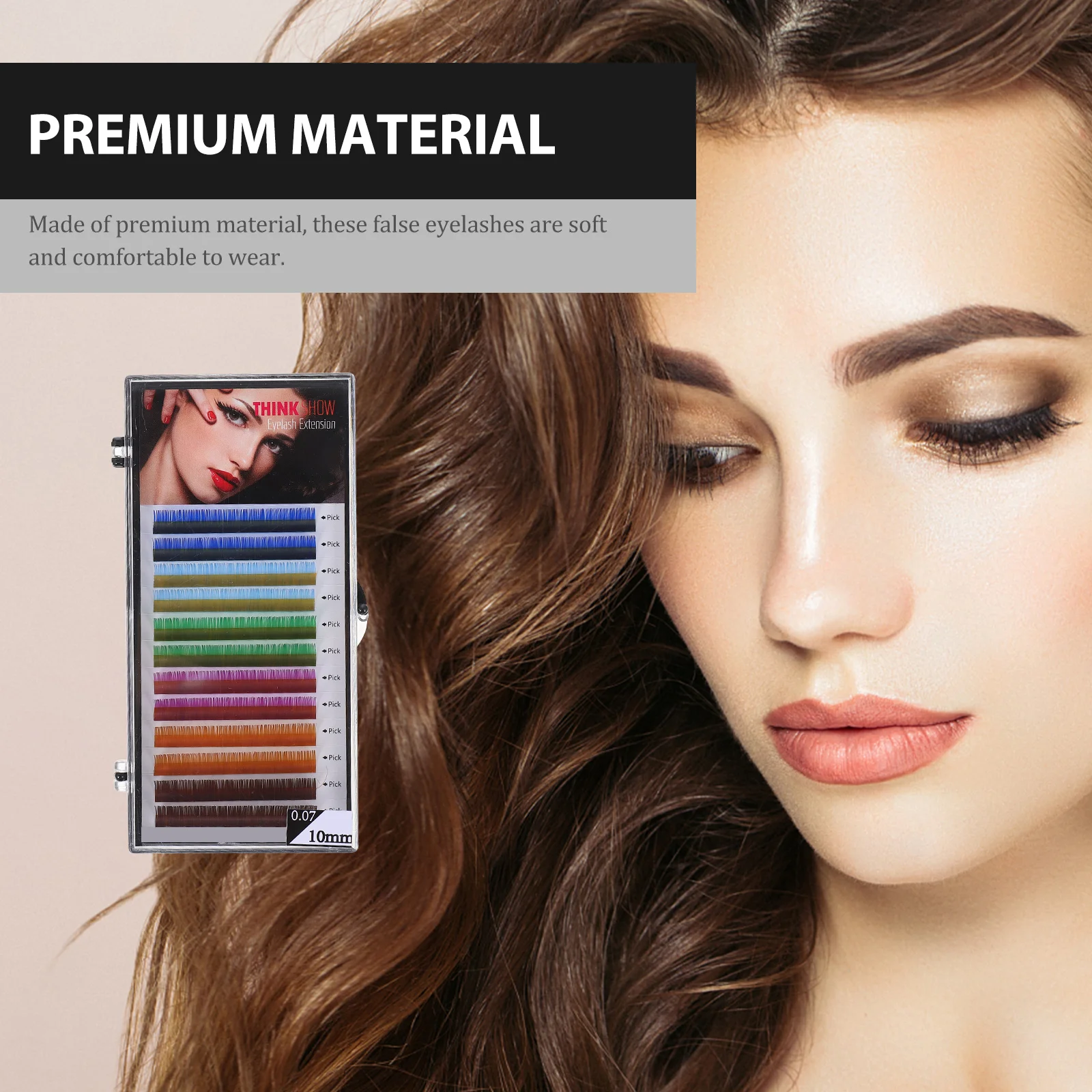 Colored Eyelash Extensions False Lashes Long Dense Women High Temp Wire Natural Effect Wedding Daily Use Makeup Accessories
Colored Eyelash Extensions False Lashes Long Dense Women High Temp Wire Natural Effect Wedding Daily Use Makeup Accessories