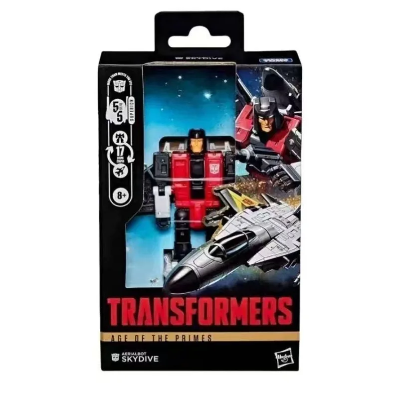 In Stock Hasbro Transformers Age of Primes Deluxe Class Skydive Action Figure Robot Model Collectible Gift Hobby Ornament
In Stock Hasbro Transformers Age of Primes Deluxe Class Skydive Action Figure Robot Model Collectible Gift Hobby Ornament