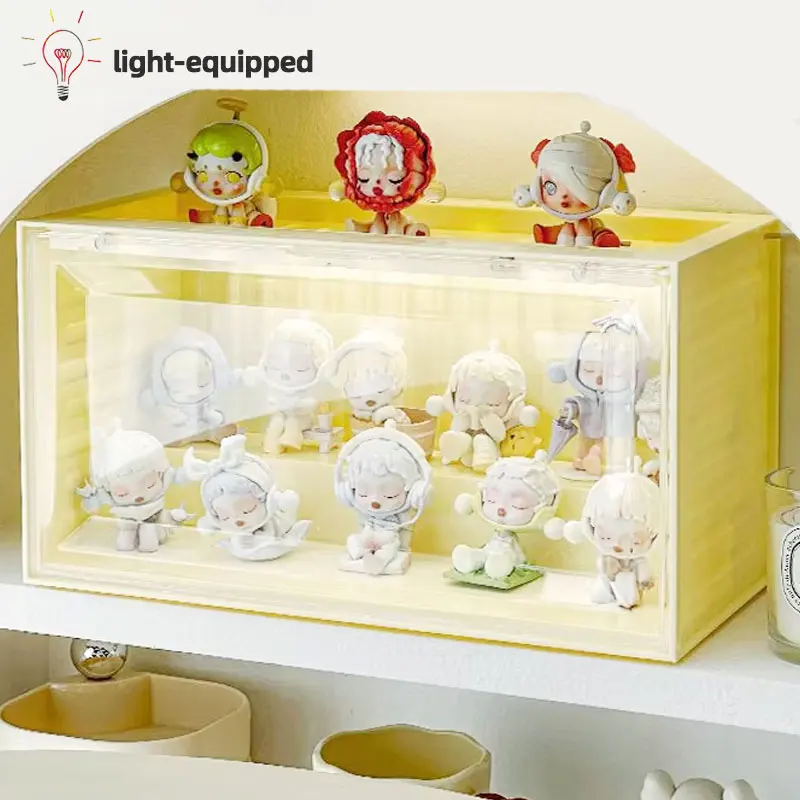 LED Acrylic Display Case With Light Sensor For Collectible Toys And Blind Boxes
LED Acrylic Display Case With Light Sensor For Collectible Toys And Blind Boxes
