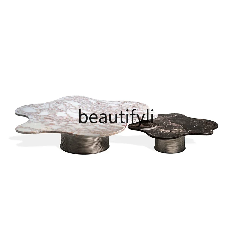 Light luxury simple stainless steel coffee table Light luxury Nordic Italian minimalist flower combination table
Light luxury simple stainless steel coffee table Light luxury Nordic Italian minimalist flower combination table