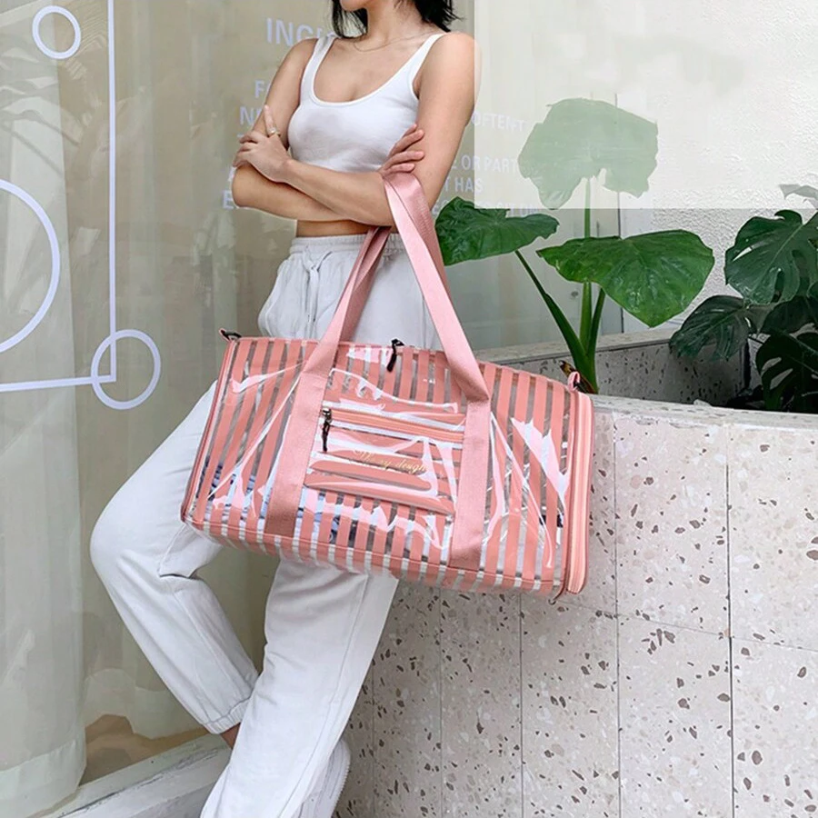 Multifunctional PVC sports and fitness bag can be shoulder crossbody waterproof short trip bag wet and dry separation yoga bag
Multifunctional PVC sports and fitness bag can be shoulder crossbody waterproof short trip bag wet and dry separation yoga bag
