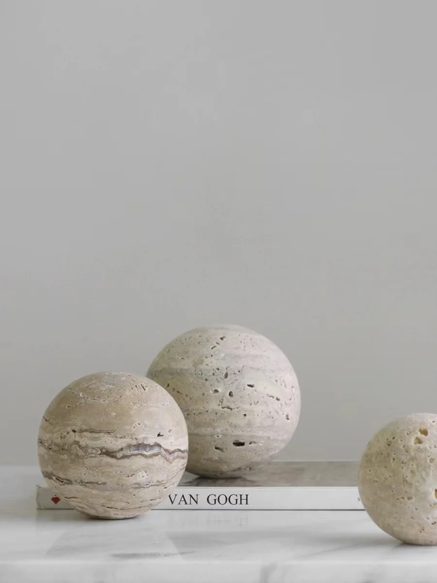 Stone Sphere Decor - Modern Minimalist Paperweight Ball, Handcrafted Natural Stone Accent for Study/Living Room, Show Flat
Stone Sphere Decor - Modern Minimalist Paperweight Ball, Handcrafted Natural Stone Accent for Study/Living Room, Show Flat