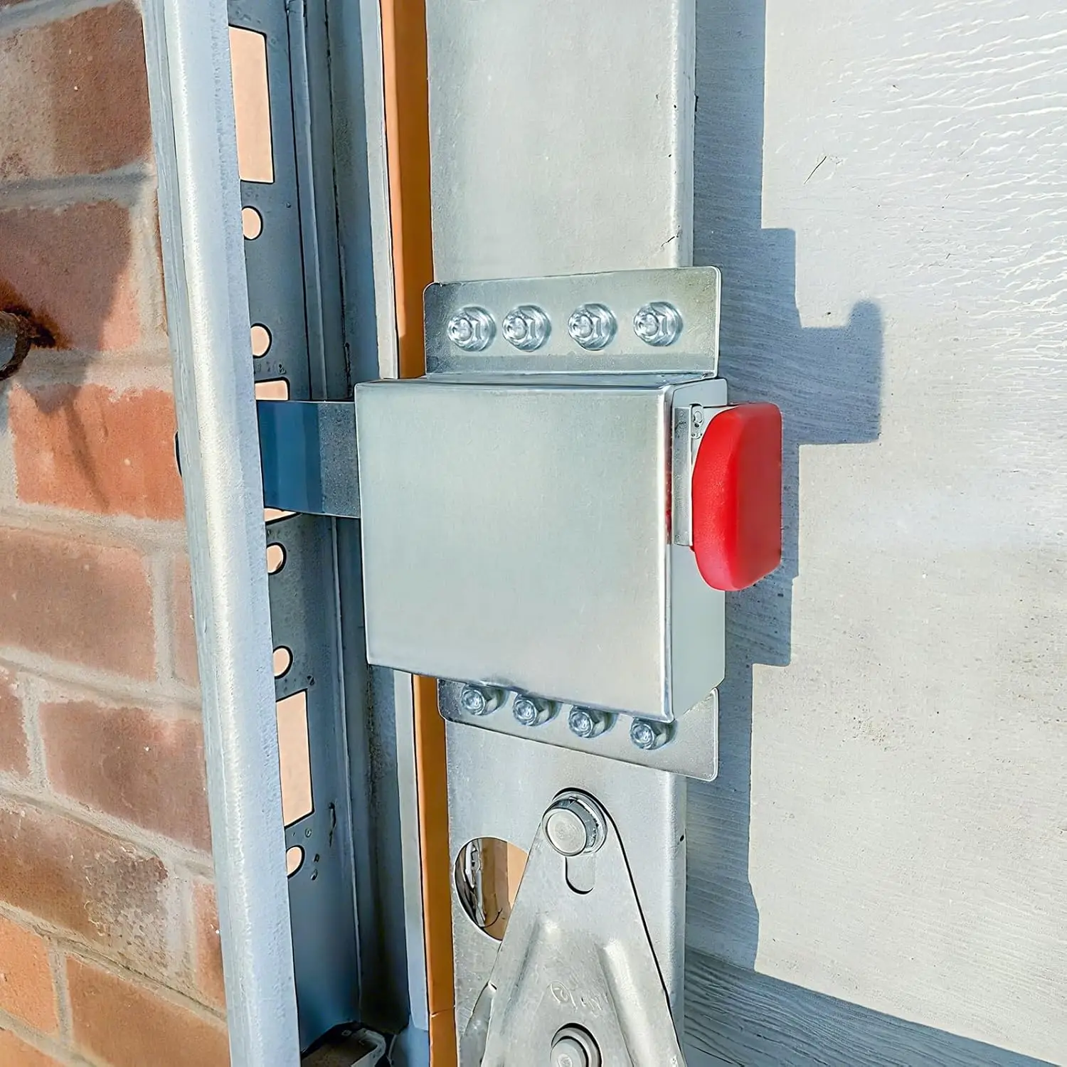 Сверхмощный внутренний замок, раздвижной замок для гаражных ворот из оцинкованной стали для большинства гаражных ворот, запирающая раздвижная защелка для ручного открытия
Сверхмощный внутренний замок, раздвижной замок для гаражных ворот из оцинкованной стали для большинства гаражных ворот, запирающая раздвижная защелка для ручного открытия