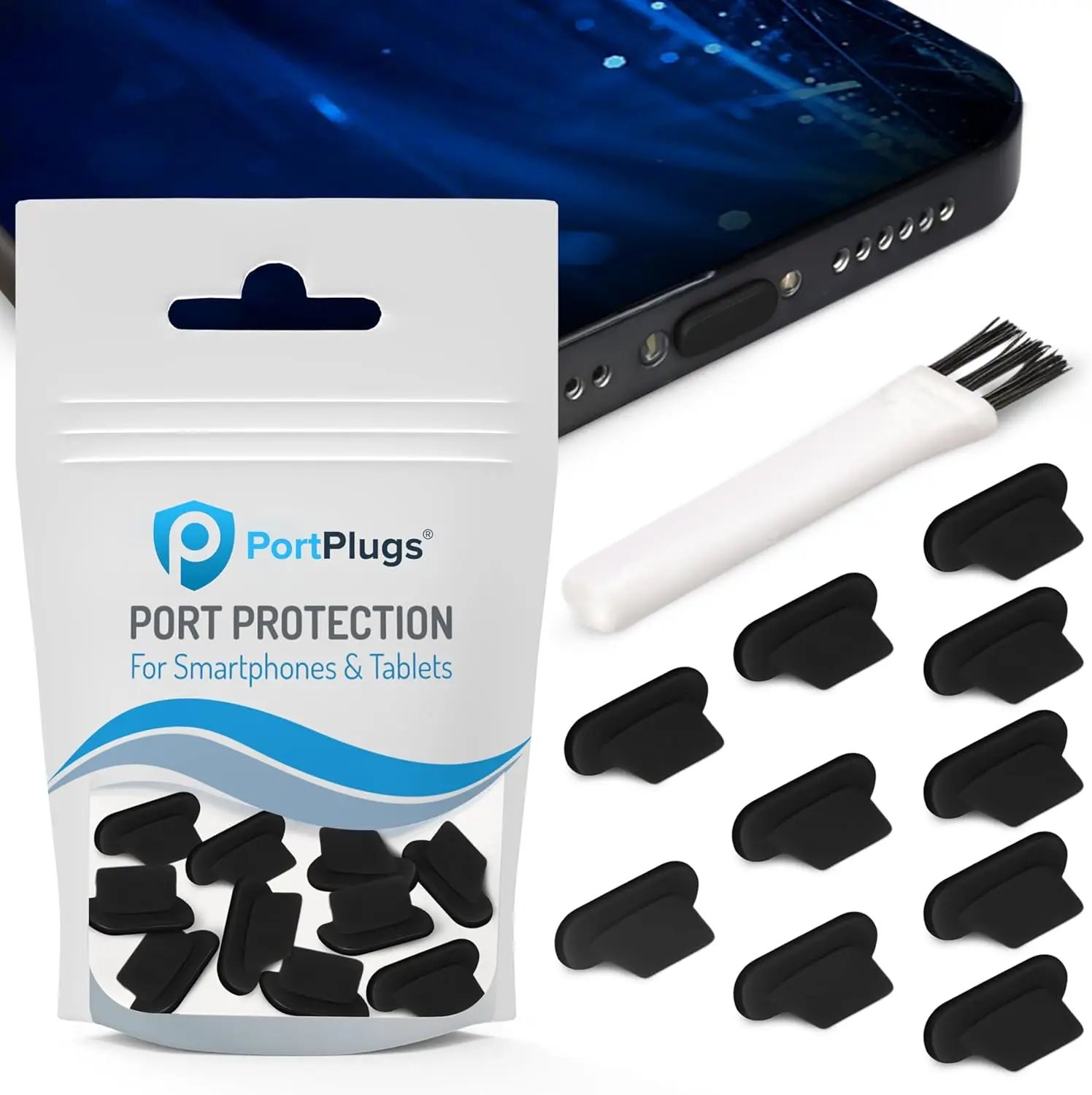 Anti Dust Plugs for iPhone 14/13/12/11, 10 Pack with Cleaning Brush
Anti Dust Plugs for iPhone 14/13/12/11, 10 Pack with Cleaning Brush