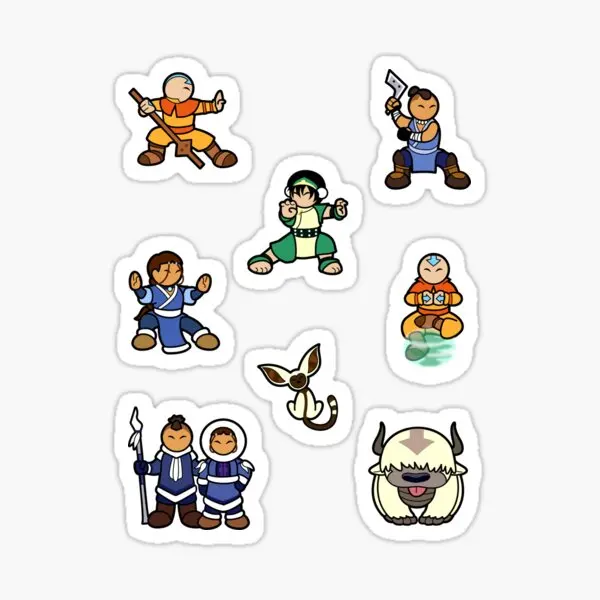 Atla Mini S Gaang 5PCS Stickers for Art Funny Kid Room Living Room Cartoon Home Window Decorations Bumper Water Bottles Cute
Atla Mini S Gaang 5PCS Stickers for Art Funny Kid Room Living Room Cartoon Home Window Decorations Bumper Water Bottles Cute