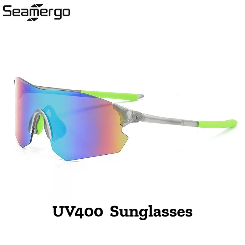 SEAMERGO Outdoor Sports Sunglasses Colorful Large Frame Lens Goggles Men Women Cycling Windproof Eye Protection Sunglasses
SEAMERGO Outdoor Sports Sunglasses Colorful Large Frame Lens Goggles Men Women Cycling Windproof Eye Protection Sunglasses