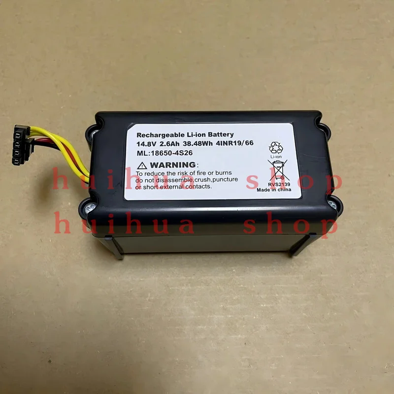 14.4V 2600mAh Replacement battery for Proscenic 790T Robotic Vacuum Cleaner battery
14.4V 2600mAh Replacement battery for Proscenic 790T Robotic Vacuum Cleaner battery