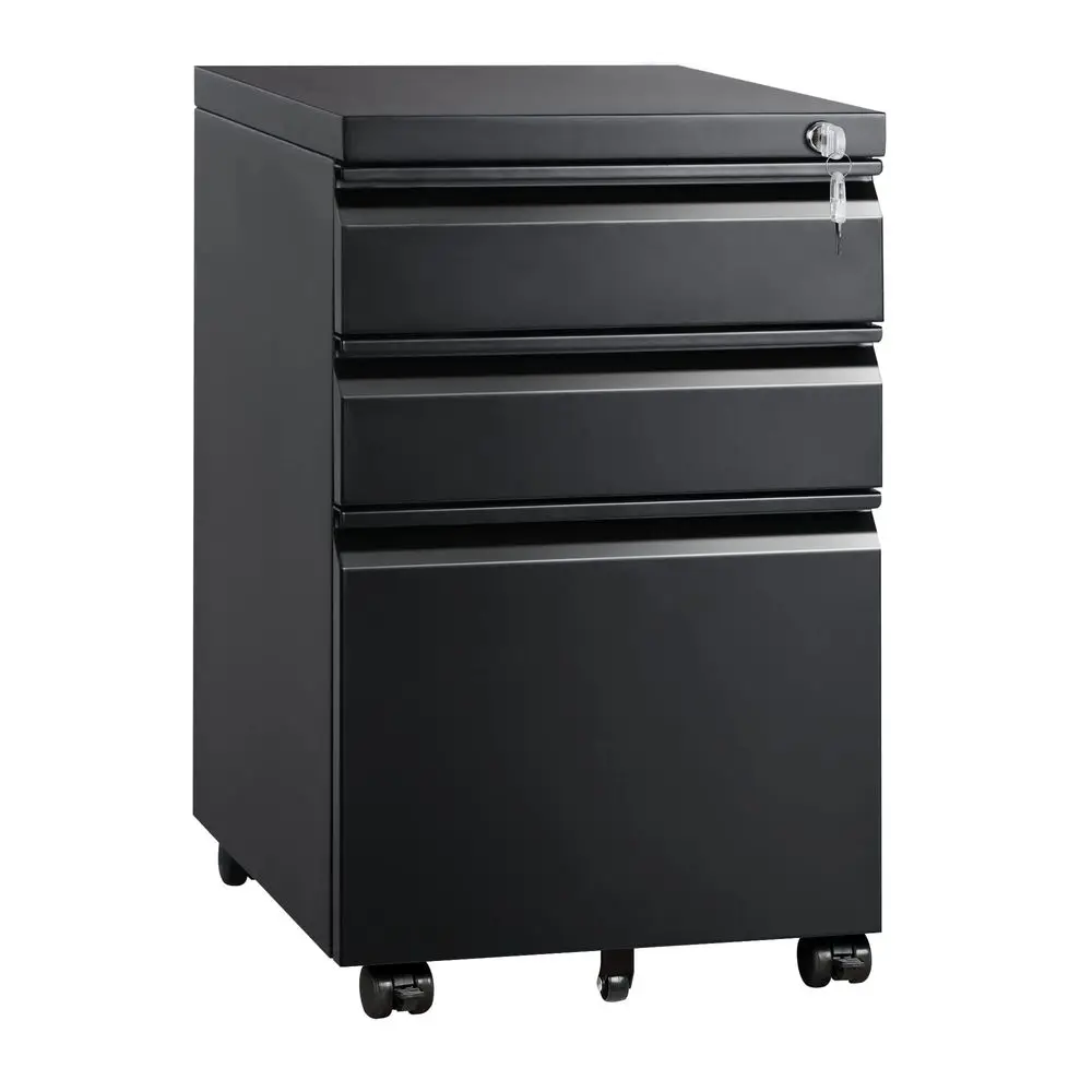 3 Drawer Mobile File Cabinet with Lock, Under Desk Metal Filing Cabinet for Home Office Legal Letter A4 File, Fully Assembled E
3 Drawer Mobile File Cabinet with Lock, Under Desk Metal Filing Cabinet for Home Office Legal Letter A4 File, Fully Assembled E