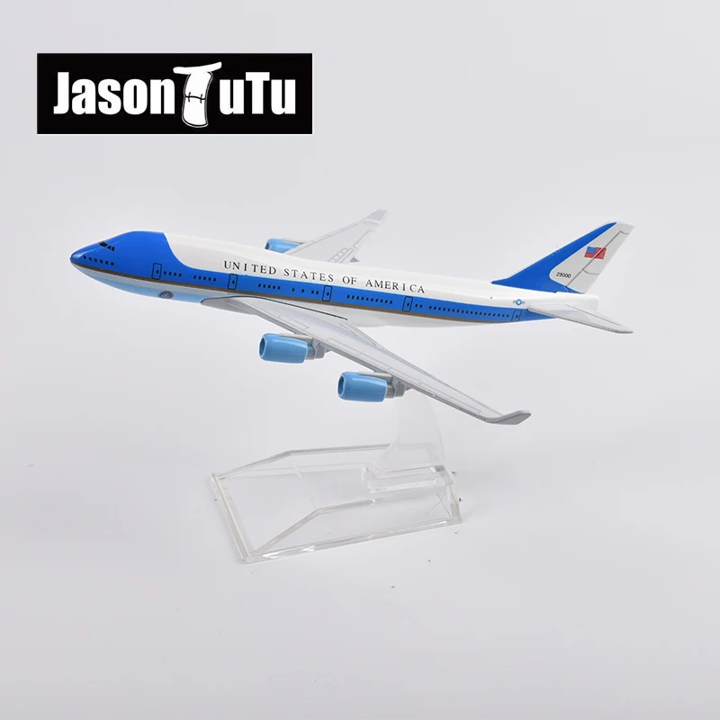 Металлическая модель самолета JASON TUTU Air Force One B747 (США), масштаб 1:400, 16 см, коллекционная, аутентичная
Металлическая модель самолета JASON TUTU Air Force One B747 (США), масштаб 1:400, 16 см, коллекционная, аутентичная