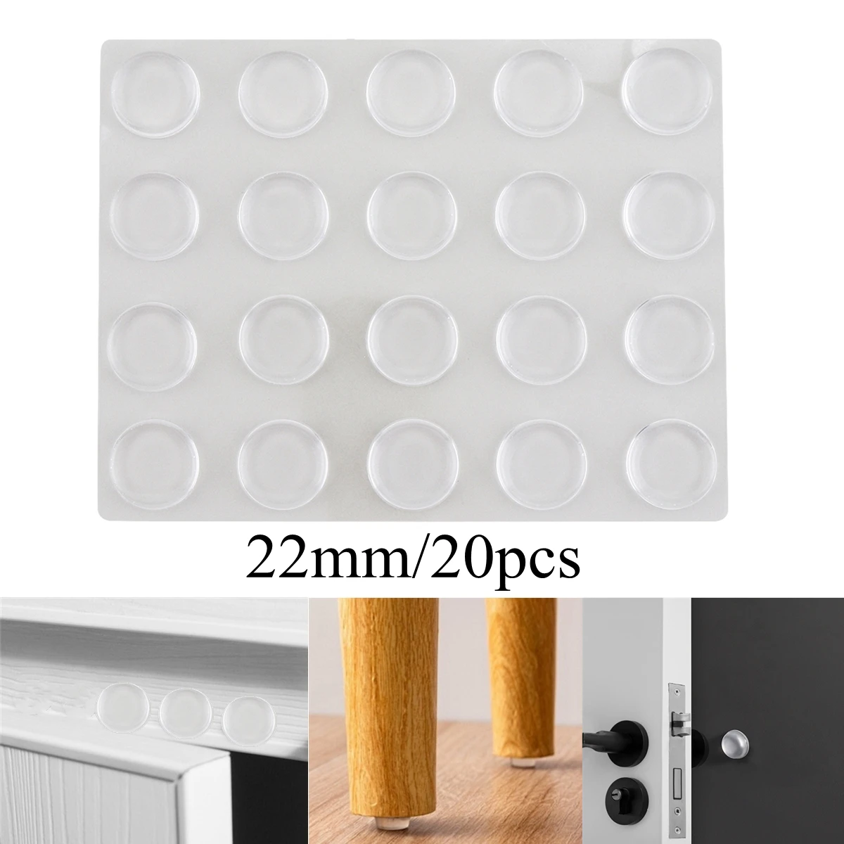 Door Bumper Small Door Stoppers Wall Protector Clear 0.87inch 20pcs in Pack Self Adhesive Bumpers Door Buffer Pad Home Hardware
Door Bumper Small Door Stoppers Wall Protector Clear 0.87inch 20pcs in Pack Self Adhesive Bumpers Door Buffer Pad Home Hardware