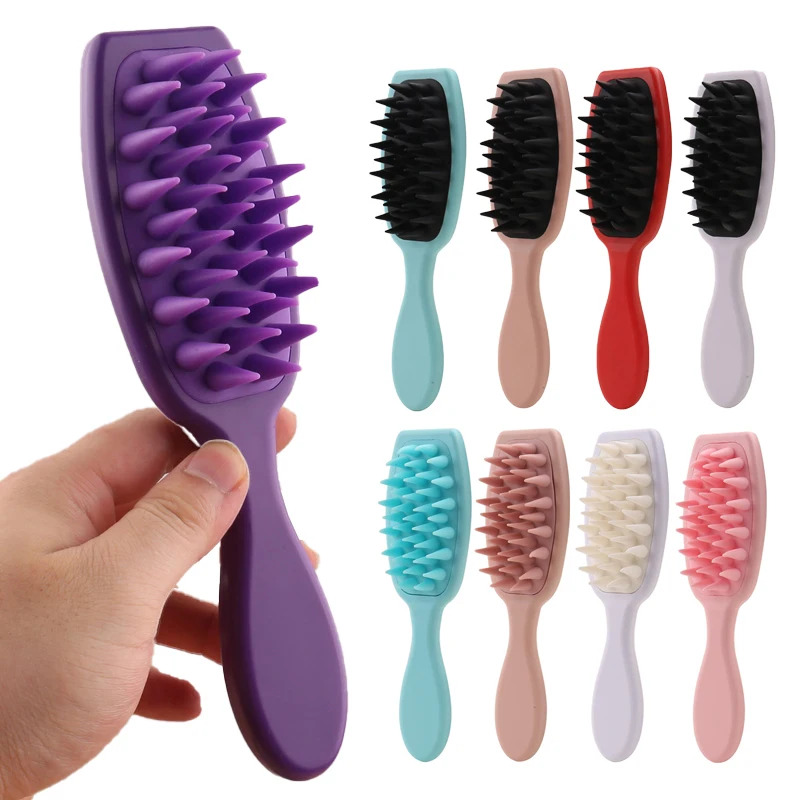 Wide Teeth Massage Comb Hair Care Long Handle Soft Silicone Massage Hair Washing Comb Wet and Dry Hair Brush Styling Tools
Wide Teeth Massage Comb Hair Care Long Handle Soft Silicone Massage Hair Washing Comb Wet and Dry Hair Brush Styling Tools