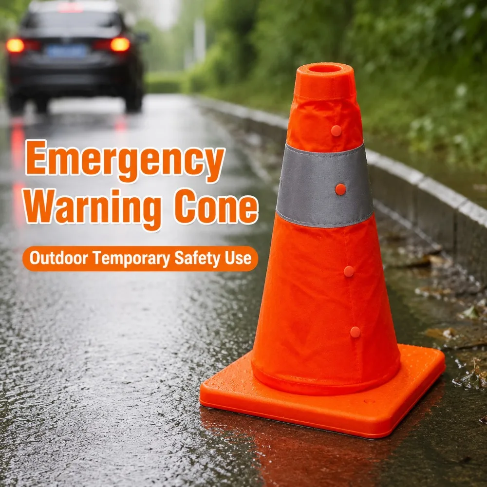 Collapsible Reflective Traffic Cone Emergency Road Safety Cone Portable Car Breakdown Warning Cone for Parking Driveway
Collapsible Reflective Traffic Cone Emergency Road Safety Cone Portable Car Breakdown Warning Cone for Parking Driveway