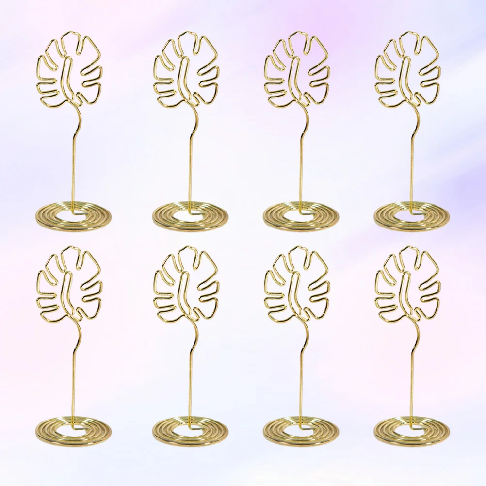 8 Pcs Paper Clips Table Number Holders Wire Memo Wedding Supplies Decor Show Rack
8 Pcs Paper Clips Table Number Holders Wire Memo Wedding Supplies Decor Show Rack