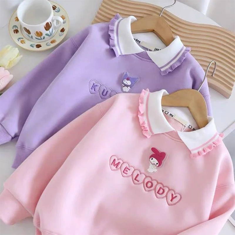 Новая рубашка-поло Miniso Sanrio Anime Kuromi Kawaii My Melody, толстовка с капюшоном в форме сердца для девочек, милый мультяшный принцесса, топ Tide, подарок для
Новая рубашка-поло Miniso Sanrio Anime Kuromi Kawaii My Melody, толстовка с капюшоном в форме сердца для девочек, милый мультяшный принцесса, топ Tide, подарок для